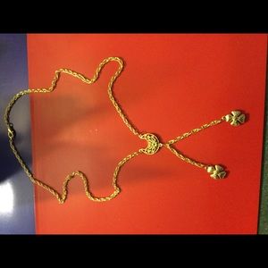 Vintage gold plated 4 Leaf clover-chain made 70s